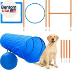 Dog Agility Course Backyard Set, Obstacle Training Starter Kit Pet. Fixed Price $82.00.