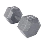 Iron Hex Dumbbell Single Lb Gray Cap Barbell SDGIS-045 Cast. Fixed Price $89.99.