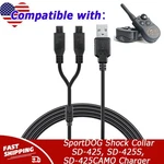 Replacement Charger Cable For Sportdog Shock Collar SD-425, SD-425S, SD-425CAMO. Fixed Price $7.99.