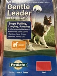 Petsafe Gentle Leader Dog Headcollar Medium Size Red 25-60LB With Dvd. Fixed Price $14.95.