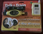 Talk & Training Collar Radio For Dogs Over 30 Lbs 2-WAY Wireless New Nib. Fixed Price $28.75.