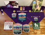 #usbarkrangers Dog Sticker/magnet/patch/bandana/tag. Fixed Price $27.00.