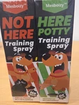 Mesboizy Dog Pee Spray Set, Includes Here Potty & Not Training. Fixed Price $15.99.