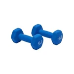 Amazon Basics Neoprene Coated Hexagon Workout 4-POUND, Set Of 2, Blue. Fixed Price $18.30.