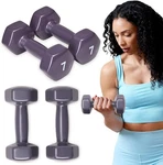 Spri Dumbbells Hand Weights Set Of 2 - Vinyl Coated Exercise & Fitness. Fixed Price $37.44.