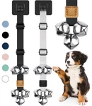 Cooyoo 2 Pack Dog Doorbells, Adjustable Potty Training 09-BLACK+GREY. Fixed Price $14.76.