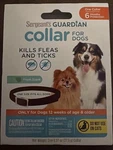 Sergeant Guardian Collar For Dog Kills Feas And Ticks 0.97.OZ/27.5G. Fixed Price $14.00.