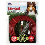 Prevue Pet Products 50 Foot Tie-out Cable Trolley. Fixed Price $59.06.