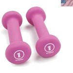 Crown Neoprene Dumbbells 2LB Pair - Comfortable Hand Weights Workouts. Fixed Price $19.99.