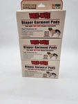 Lot Of 3 , 24 Packfour Paws Wee-wee Dog Diaper Garment Pads Nos. Fixed Price $12.00.