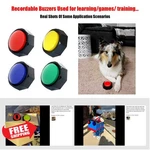 Anliky Recordable Dog Buttons For Communication 4PC Colored Buzzers Easy Use. Fixed Price $27.99.