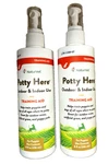 Naturvet Potty Here Training Aid Dog And Puppy Outdoor/indoor Spray 8OZ Lot Of 2. Fixed Price $18.99.