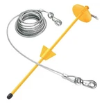 Pdq Yellow Tie-out With Stake Metal Dog X-large (pack Of 3). Fixed Price $63.90.