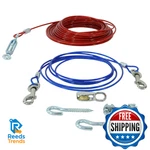 Coastal Pet Titan Aerial Dog Run Cable Tie Out Durable Zipline Backyard. Fixed Price $58.95.