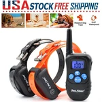 2PCS Dog Shock Training Collar Rechargeable With Lcd Remote Waterproof 330 Yards. Fixed Price $49.95.