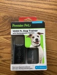 Premier Pet 1000FT Dog Trainer With Rechargeable Battery (GDT00-17994). Fixed Price $24.99.