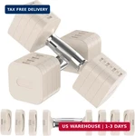 Hezeyferg 22LBS Adjustable Dumbbells Set, Weight With 4 Lev. Fixed Price $112.48.