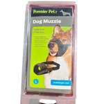 Premier Pet Dog Muzzle Black Gray Large 10 In Snout Radio Systems Corp Brand New. Fixed Price $12.34.