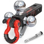 3 With Hook, Tri Hitch, 1-7/8", 2", 2-5/16" Ball, Fit Receiver. Fixed Price $63.99.