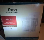Patriot Lighting Wren 1-LIGHT White Outdoor Wall Lamp Lantern Sconce 356-1105. Fixed Price $24.97.