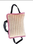 Dog Jute Bite Pillow, Durable Biting Pad With 3 Strong Handles Tug Of War. Fixed Price $40.00.