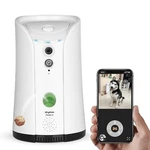 Skymee Petalk Ai Dog Camera W/night Vision Treat Dispenser Wifi Alexa Compatible. Fixed Price $65.00.