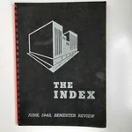 The Index June 1942 Semester Review High School Oshkosh, Wi Book YB1. Fixed Price $19.99.