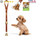 Dog Potty Training Bell Brass Adjustable Length Indoor Outdoor 5 Steps Guide New. Fixed Price $19.10.