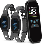 Megwr X1 Dog Training Collar W/ Remote, 2 Receivers, Vibration, Black. Fixed Price $150.00.
