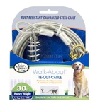 Four Paws Heavy Weight Tie Out Cable Silver 30 Feet. Fixed Price $28.09.