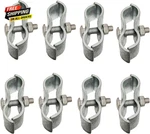 Fence Panel Clamps Chain Link Dog Kennel Pipe Frames 8 Set Wulankd. Fixed Price $35.99.