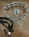 Prong Pinch Collar For Dogs Adjustable Training Chocker And Whistle Lg New. Fixed Price $12.50.