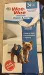 Four Paws Wee Disposable Diaper Pads - 24. Fixed Price $11.50.