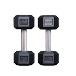 Rep Fitness Rubber Hex Dumbbell(s) - Singles (55LB +) And Pairs (5LB 50LB) .... Fixed Price $152.15.