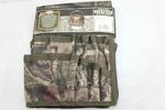 Pull Holding, Boss Camo Bucketeer, Made With 600D Mossy Oak Rip Stop. Fixed Price $25.00.