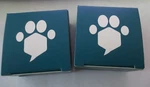 Lot Of 2 Fluentpet Buttons -- Talking Dog Cat New Box. Fixed Price $29.98.