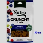 Nutro Crunchy Dog Treats With Real Mixed Berries 10 Oz Bag, Snacks. Fixed Price $11.67.