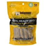 Dog, Indigenous Dental Health Bones - Chicken Flavor (13 Count). Fixed Price $36.59.