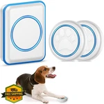 Full House Dog Doorbell, White, 2 Buttons, 1 Receiver, Potty Training. Fixed Price $44.99.