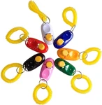 7-PACK Dog Clicker For Training With Wrist Bands, 2 Inches Multicolor, Pet Cat. Fixed Price $11.44.