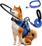Blind Dog Halo Harness,adjustable Collar With 5 Ft Leash & Reflecti. Fixed Price $55.99.
