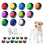 12 Color Pet Communication Buttons, Dog With 3-MODE Red+silver. Fixed Price $59.99.