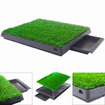 Puppy Dog Pet Potty Training Pee Pad Mat Grass House Toilet W/tray Indoor. Fixed Price $39.99.