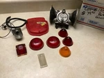 Parts Lot #139 Triple Auto Light Glo-brite 301 Griffin Kd Do-ray Glass Lens Ford. Fixed Price $79.95.