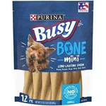 Purina Busy Made Usa Facilities Small Breed Dog Bones, Mini - 12 Ct. Pouch. Fixed Price $18.82.