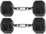 10LB Hex Dumbbell Pair - Premium Rubber Encased Weights For Home Gym Fitness. Fixed Price $33.15.