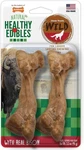Rawhide-free Bison Dog Treats For Medium Breeds 2 Count Of Natural Goodness. Fixed Price $32.99.