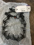 Herm Sprenger Black Stainless Steel Prong Collar For Dogs 3.2MM 23IN 58 Cm. Fixed Price $59.00.