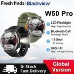 Blackview W50 Pro Rugged Smartwatch 1.45" Hd Display Bluetooth Call. Fixed Price $32.56.