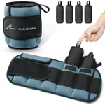 Sportneer 20LBS/PAIR Adjustable Ankle Weights For Women 10LBS X 2, Dusty Blue. Fixed Price $115.76.